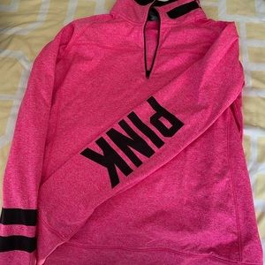 Pink zip up